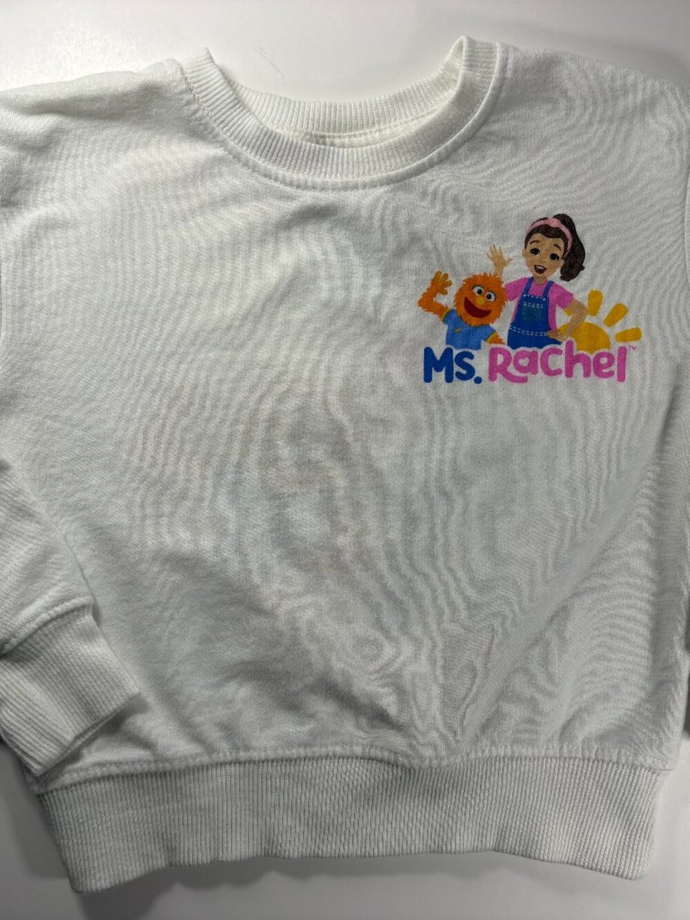 Ms. Rachel Toddler Sweatshirt, Size 2T; Excellent condition